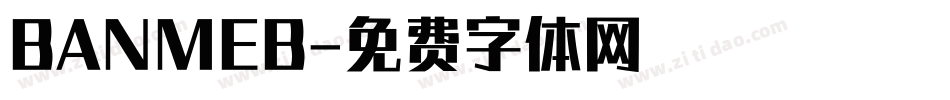 BANMEB字体转换
