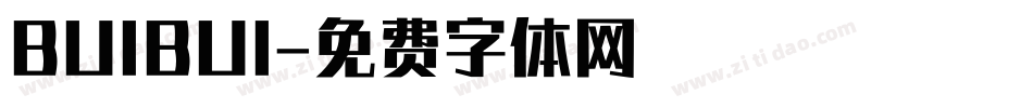 BUIBUI字体转换