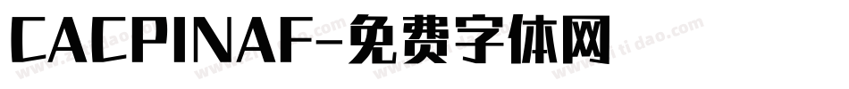 CACPINAF字体转换