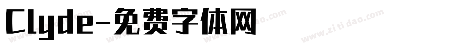 Clyde字体转换