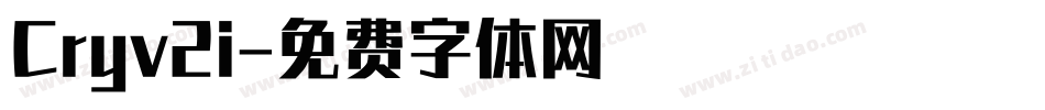 Cryv2i字体转换