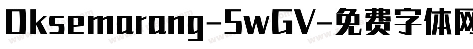 Dksemarang-5wGV字体转换