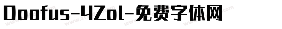 Doofus-4Zol字体转换