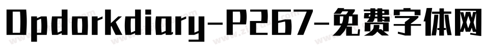 Dpdorkdiary-P267字体转换