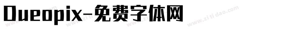 Dueopix字体转换
