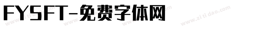 FYSFT字体转换