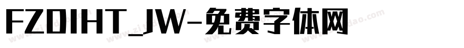 FZDIHT_JW字体转换