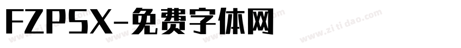 FZPSX字体转换