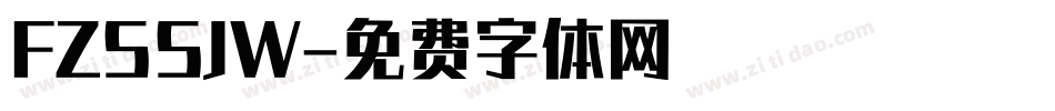FZSSJW字体转换