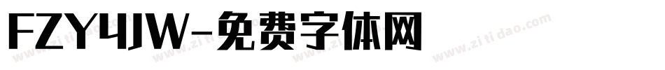 FZY4JW字体转换