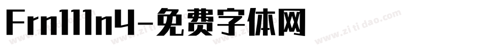 Frn111n4字体转换
