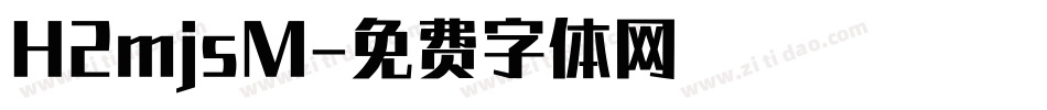 H2mjsM字体转换