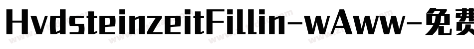 HvdsteinzeitFillin-wAww字体转换