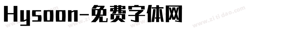 Hysoon字体转换