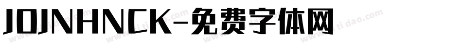 JOJNHNCK字体转换