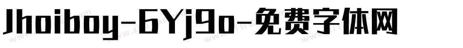 Jhoiboy-6Yj9o字体转换