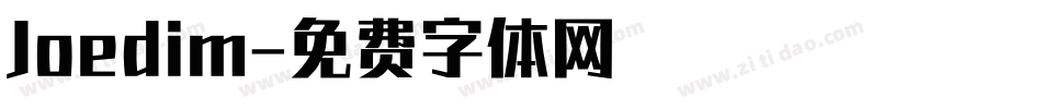 Joedim字体转换