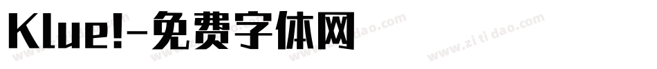 Klue!字体转换