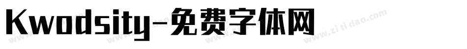 Kwodsity字体转换