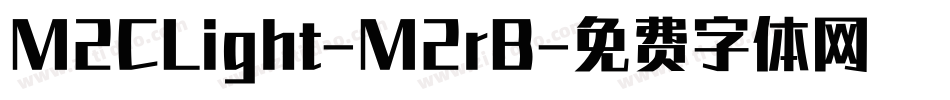 M2CLight-M2rB字体转换