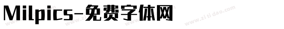 Milpics字体转换