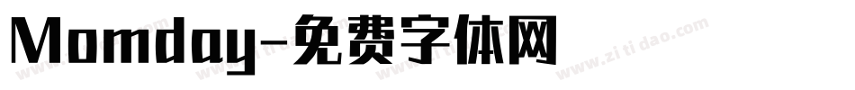 Momday字体转换