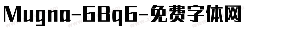 Mugna-6Bq6字体转换
