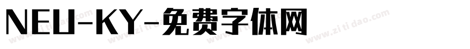 NEU-KY字体转换