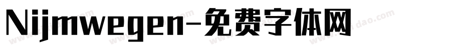 Nijmwegen字体转换