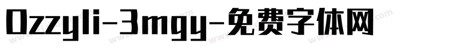 OzzyIi-3mgy字体转换
