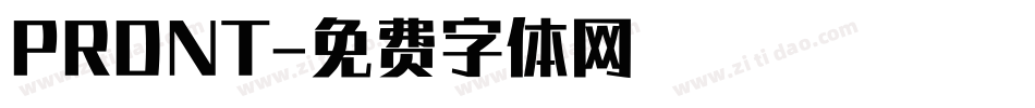 PRDNT字体转换