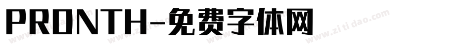 PRDNTH字体转换