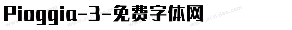 Pioggia-3字体转换