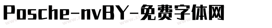 Posche-nvBY字体转换