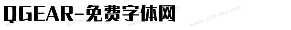 QGEAR字体转换
