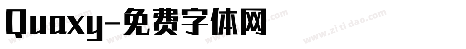 Quaxy字体转换