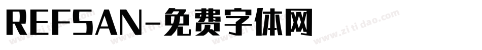 REFSAN字体转换