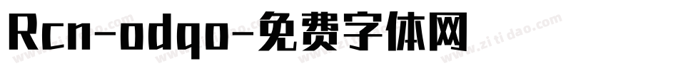 Rcn-odqo字体转换