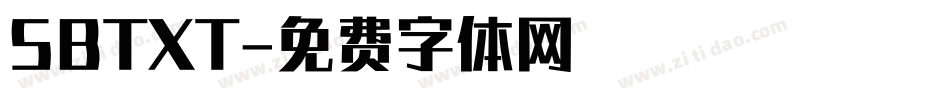 SBTXT字体转换