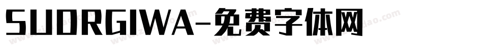 SUDRGIWA字体转换