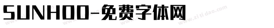 SUNHOO字体转换