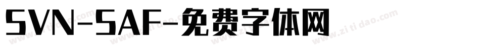 SVN-SAF字体转换