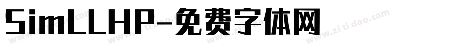 SimLLHP字体转换