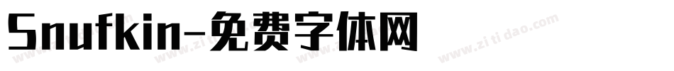 Snufkin字体转换