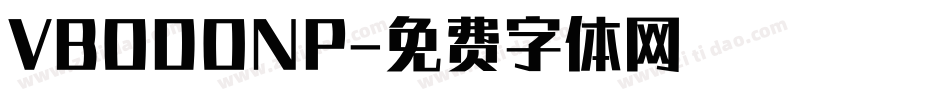 VBODONP字体转换