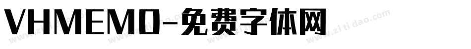 VHMEMO字体转换