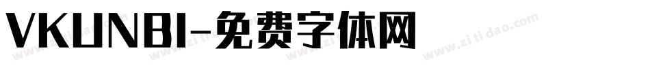 VKUNBI字体转换