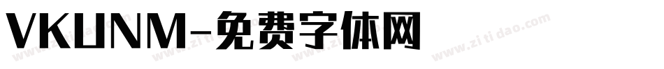 VKUNM字体转换