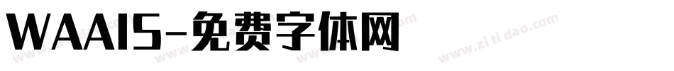 WAAIS字体转换