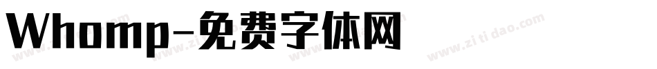 Whomp字体转换